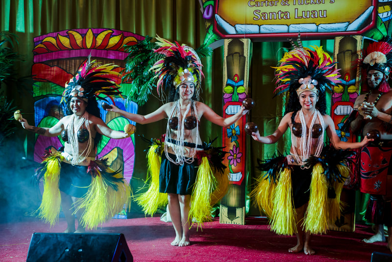 Hawaiian Entertainers luau show performers on stage - book your event now