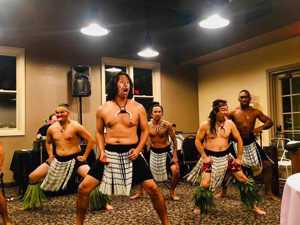 Hawaiian hula dancers indoor performance Orange County