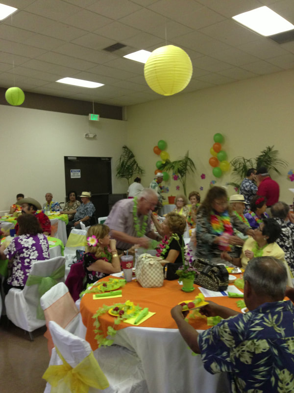 Senior care luau show assisted living nursing home entertainment
